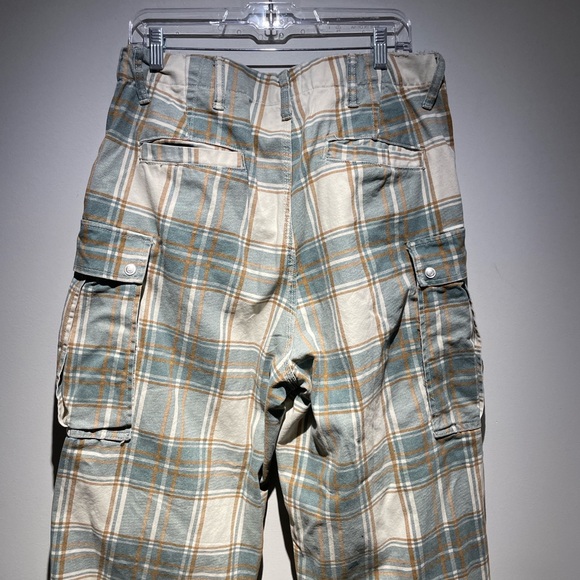 ZARA RHUIGI Plaid Cargo Pants | Men’s US 34 | Utility Streetwear - Picture 9 of 12